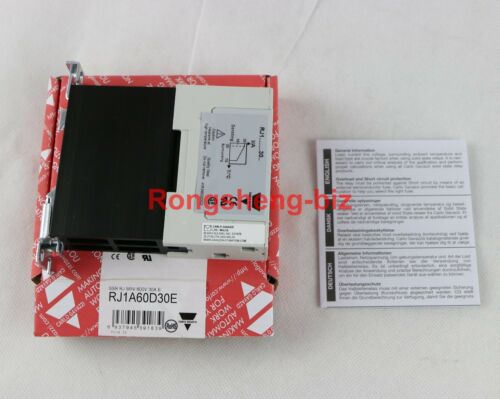 1PC NEW Carlo Gavazzi Solid State Relays RJ1A60D30E