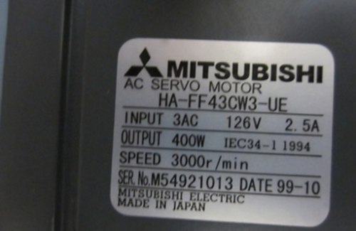 1PC NEW Mitsubishi servo motor HA-FF43CW3-UE