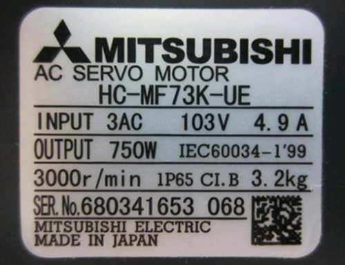 1PC NEW IN BOX Mitsubishi Servo Motor HC-MF73K-UE