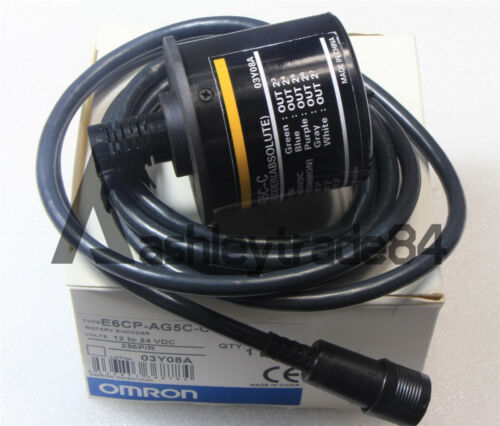Omron E6CP-AG5C-C 12-24VDC 256P/R E6CPAG5CC NEW IN BOX