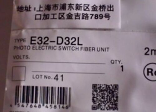 1PC Brand NEW Omron Photoelectric Switch Fiber Unit E32-D32L