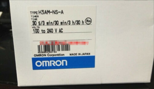 New IN BOX Omron PLC Timer H3AM-NS-A 100-240VAC