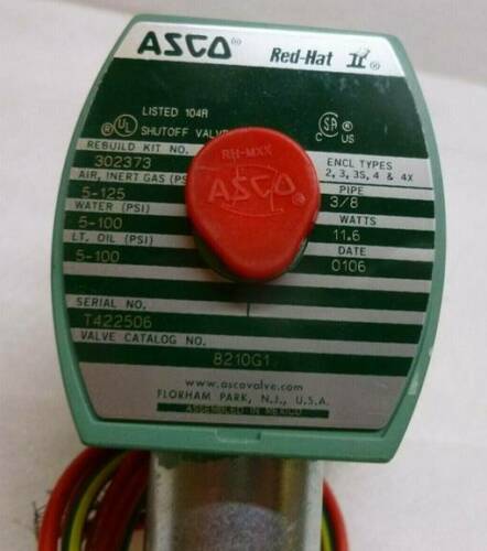 1PC NEW IN BOX ASCO Solenoid Valve 8210G1 24VDC