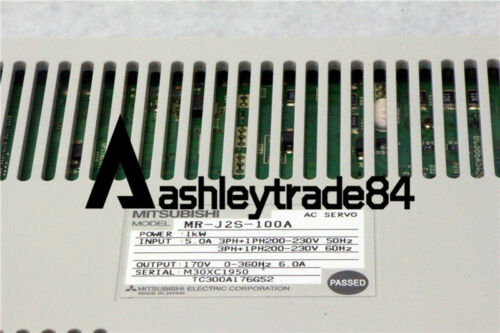 New Mitsubishi Servo Driver MR-J2S-100A