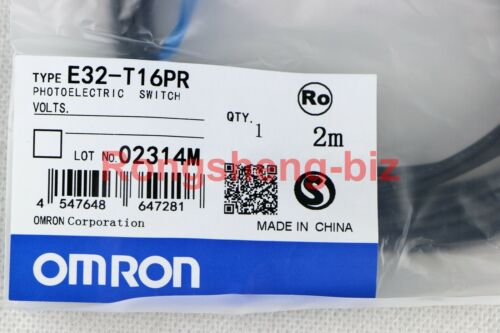 1PC New Omron Fiber Unit Photoelectric Switch E32-T16PR