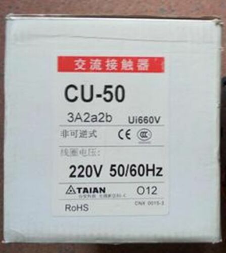 1PC Brand New In Box TECO CU-50 220VAC Contactor