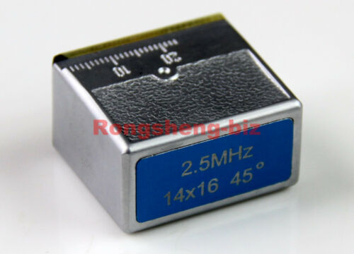 1PC 2.50MHz 14x16mm 45o Probe Transducer Sensor for Ultrasonic Flaw Detector new