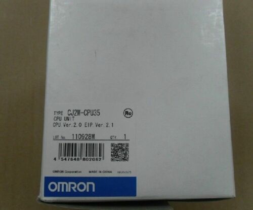 New Omron CPU unit CJ2M-CPU35