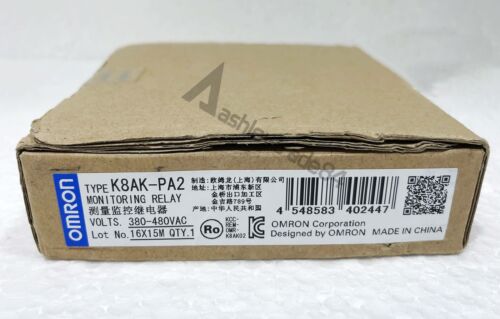 1PC New IN BOX OMRON Relay K8AK-PA2 380-480VAC