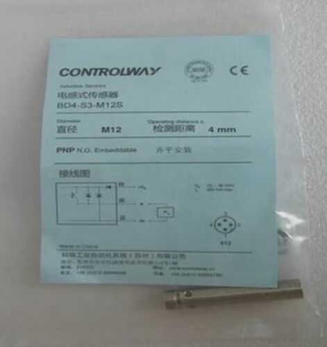 1PC NEW CONTROLWAY sensor BD4-S3-M12S