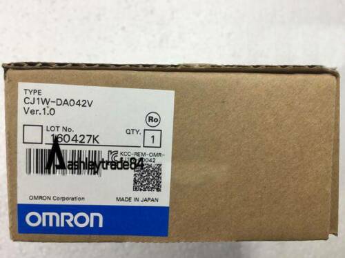 New Omron CJ1W-DA042V D/A Unit