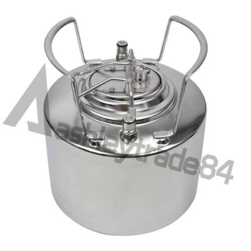 6L/10L/18.5L Portable Stainless Steel Fermenter Barrel Home Brew Wine Beer Keg