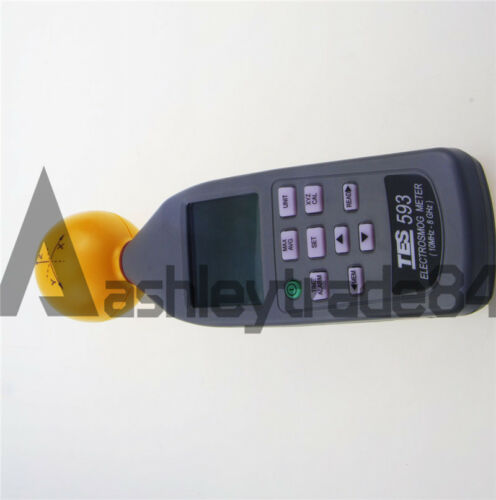TES-593 ElectroSmog Meter 3 axis isotropic measurements EMF NEW