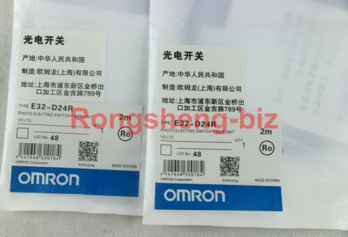 1PC New OMRON Fiber Optic Sensor E32-D24R