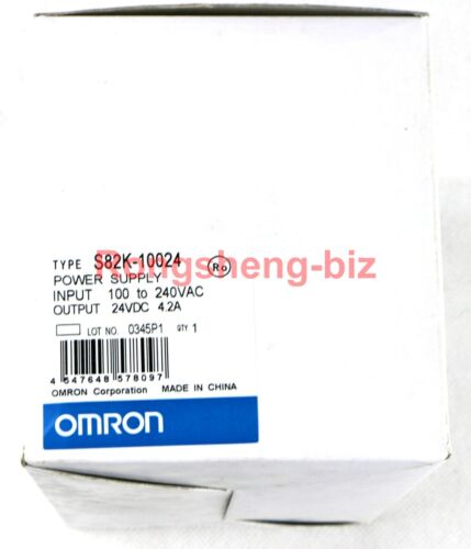 1PC New Omron Power Supply S82K-10024 24VDC 4.2A