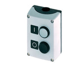 SIEMENS - 3SB3802-0DA3 ENCLOSURE FOR 22MM PROGRAM PLASTIC VERSION 2 COMMAND POSI