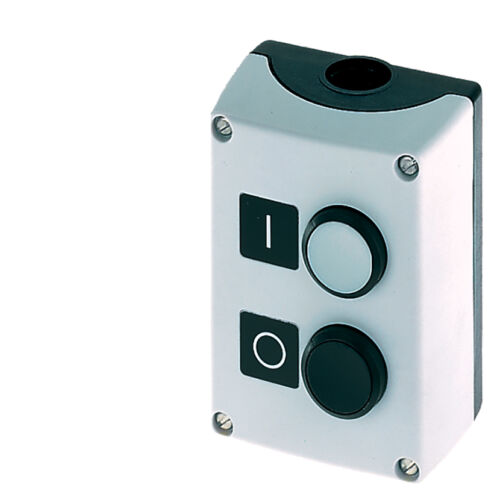 SIEMENS - 3SB3802-0DA3 ENCLOSURE FOR 22MM PROGRAM PLASTIC VERSION 2 COMMAND POSI