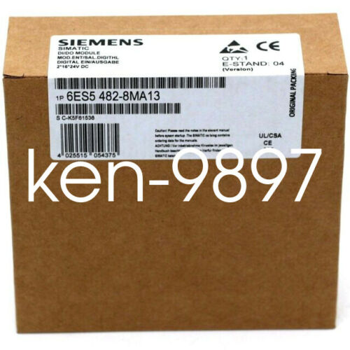 One SIEMENS NEW 6ES5 482-8MA13 6ES5482-8MA13 DIGITAL I/O INPUT/OUTPUT MODULE