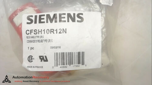 SIEMENS CFSH10R12N ROTARY SWITCH HANDLE, ROTARY, 30A, RED, DOOR, NEW