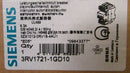 SIEMENS 3RV1721 1GD10 6.3 Amp SIRIUS Manual Circuit Breaker