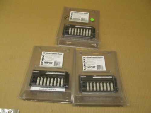 7 NEW SIEMENS OPEN HOUSE TELECOM MODULES TMX12RJ45 H619 TM1X6 H616 TM8PEXP H618