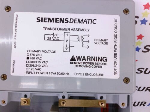 NSOP Siemens Dematic F004200050AE XFORM ASSY 480V Transformer Assembly 28VAC