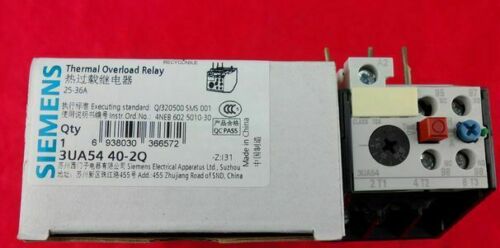 3UA5440-2Q 25-36A 3UA54 40-2Q SIEMENS Thermal Overload Relay