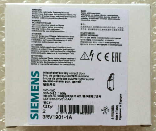 1PC Brand New In Box Siemens 3RV1 901-1A