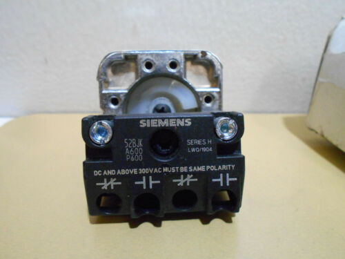 Siemens 52SA2CABA1 3 Position Selector Switch