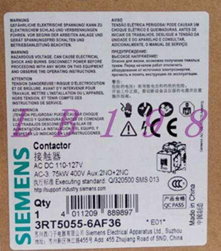 ONE NEW Siemens 3RT5055-6AF36