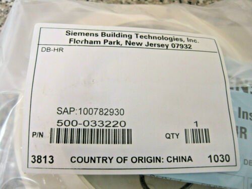 Lot of 5 Siemens DB-HR 500-033220 Fire Alarm Smoke Detector Base Free Shipping