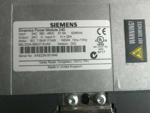 1PC NEW Siemens 6SL3224-0BE27-5UA0 Quality assurance One year warranty