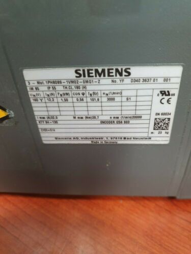 **NEW ** SIEMENS MOTOR , 1PH8089-1VM02-0MG1-Z