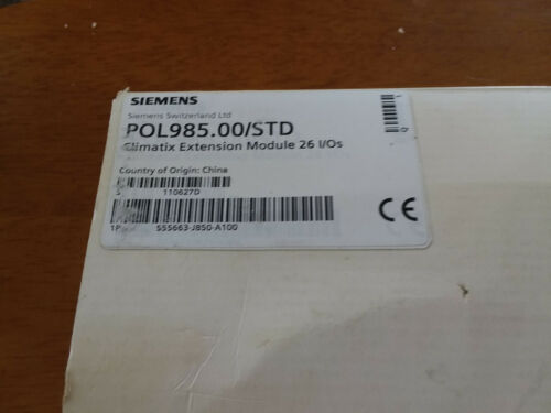 New Siemens POL985.00/STD Climatix Extension Module 26 I/Os