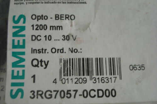NEW SIEMENS 3RG7057-0CD00 SENSOR 3RG70570CD00