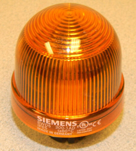 Siemens 8WD5300-1AD Signal Beacon - 12-230V - Yellow - NEW - NIB