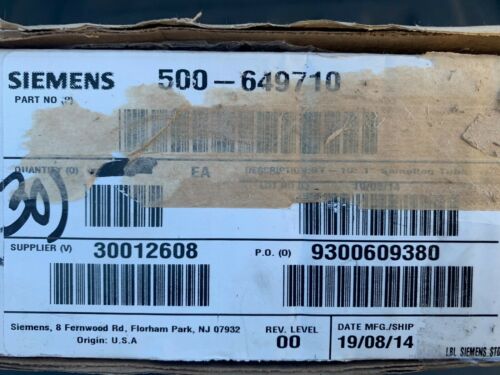 SIEMENS ST-10. 1ft Sampling Tubes 5 Pack. P/N: 500-649710 w/ Free Shipping!!!