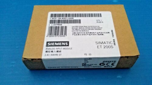 SIEMENS ANALOG INPUT MODULE ET200S +NEW+BNIB+OVP+ 6ES7 134-4GB11-0AB0