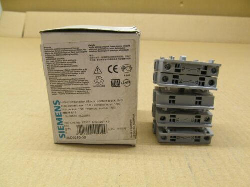 5 NIB SIEMENS 3LD9250-3B 3LD92503B AUXILIARY CONTACT BLOCK AC-15 DC-13 50/60Hz