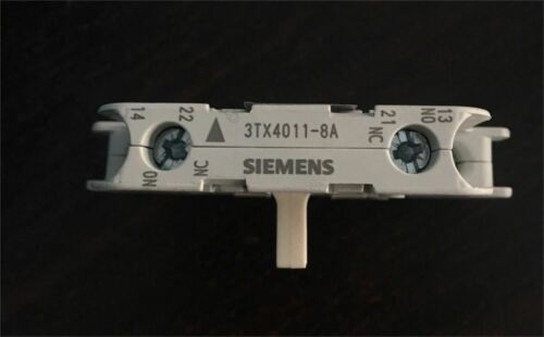 1Pcs New Siemens 3TX4011-8A Auxiliary Contact Block yy