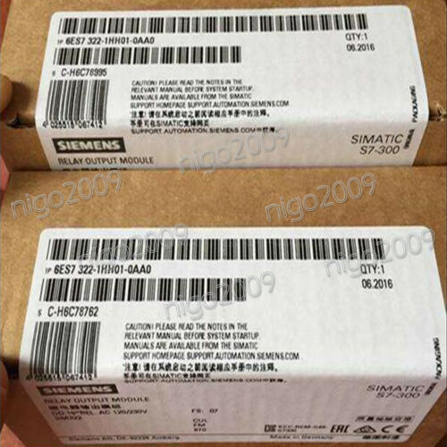 SIEMENS SIMATIC S7-300 Relay Output Module 6ES7322-1HH01-0AA0 New in Box