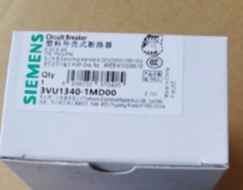 1PC Brand New Siemens Motor Protection Circuit Breaker 3VU1340-1MD00 0.24-0.4A