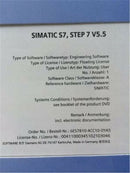 Siemens Plc Programming Software 6ES7 810-4CC10-0YA5 (6ES78104CC100YA5) cy