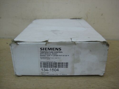 New Siemens Powers 134-1504 15-55F Temperature Control Thermostat Free Shipping