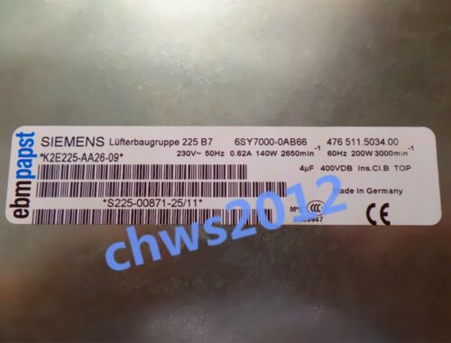 1 PCS NEW Siemens Inverter Fan 230V K2E225-AA26-09