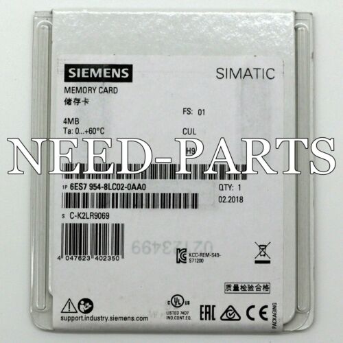 1PC NEW Siemens 6ES7 954-8LC02-0AA0 6ES7954-8LC02-0AA0