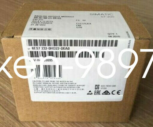 One New SIEMENS Simatic S7-200 Analog Output Module PLC 6ES7 232-0HD22-0XA0