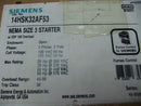 Siemens Starter 14HSK32AF53 NEMA Size 3
