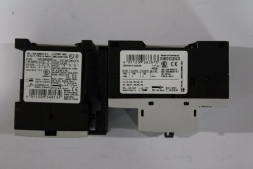 FURNAS/SIEMENS COMBO STARTER 3RA1110-1GA15-1AP6 6.3 Amps 220-240 COIL