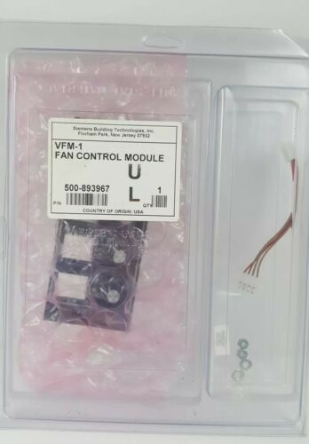 Siemens VFM-1 Fan Control Module Fire Alarm 500-893967